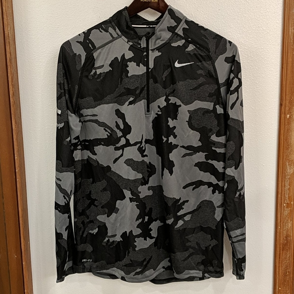 nike camo running shirt